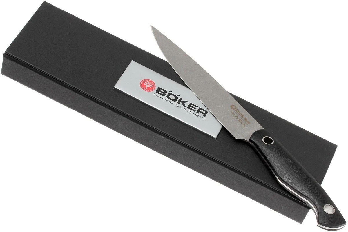 Böker 130265, Saga Cuchillo Multiusos 15cm, Stonewash Finish - Imagen 7