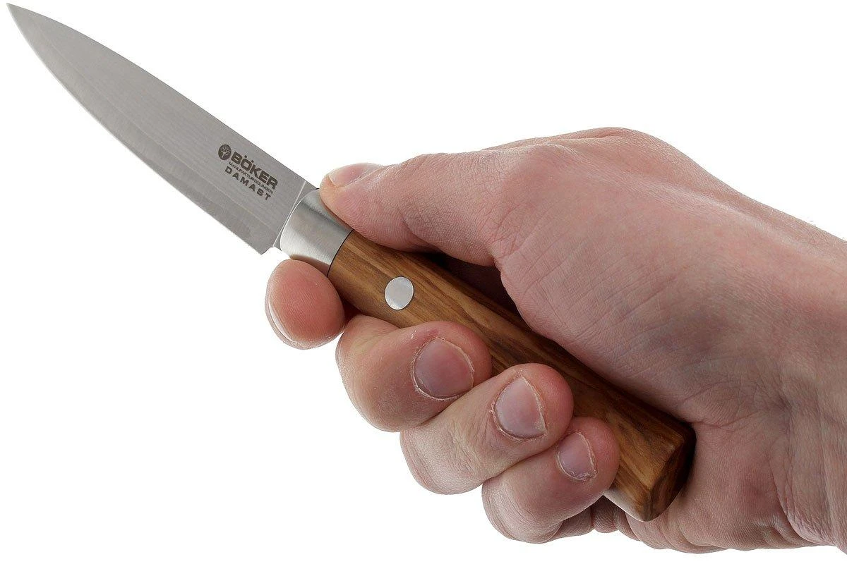 Böker Damast Olive 10 Cm Cuchillo Puntilla, 130430DAM - Imagen 5