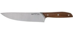 Due Cigni 1896, 2C1009NO Cuchillo De Chef 20 Cm, Madera De Nogal