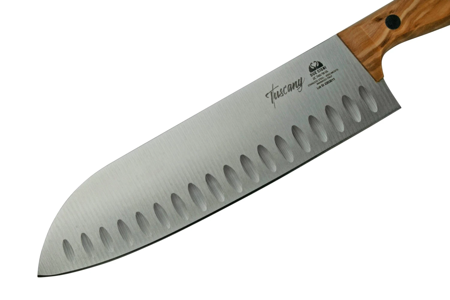 Due Cigni Tuscany DG2C760-18OL Santoku 18 Cm Madera De Olivo - Imagen 3