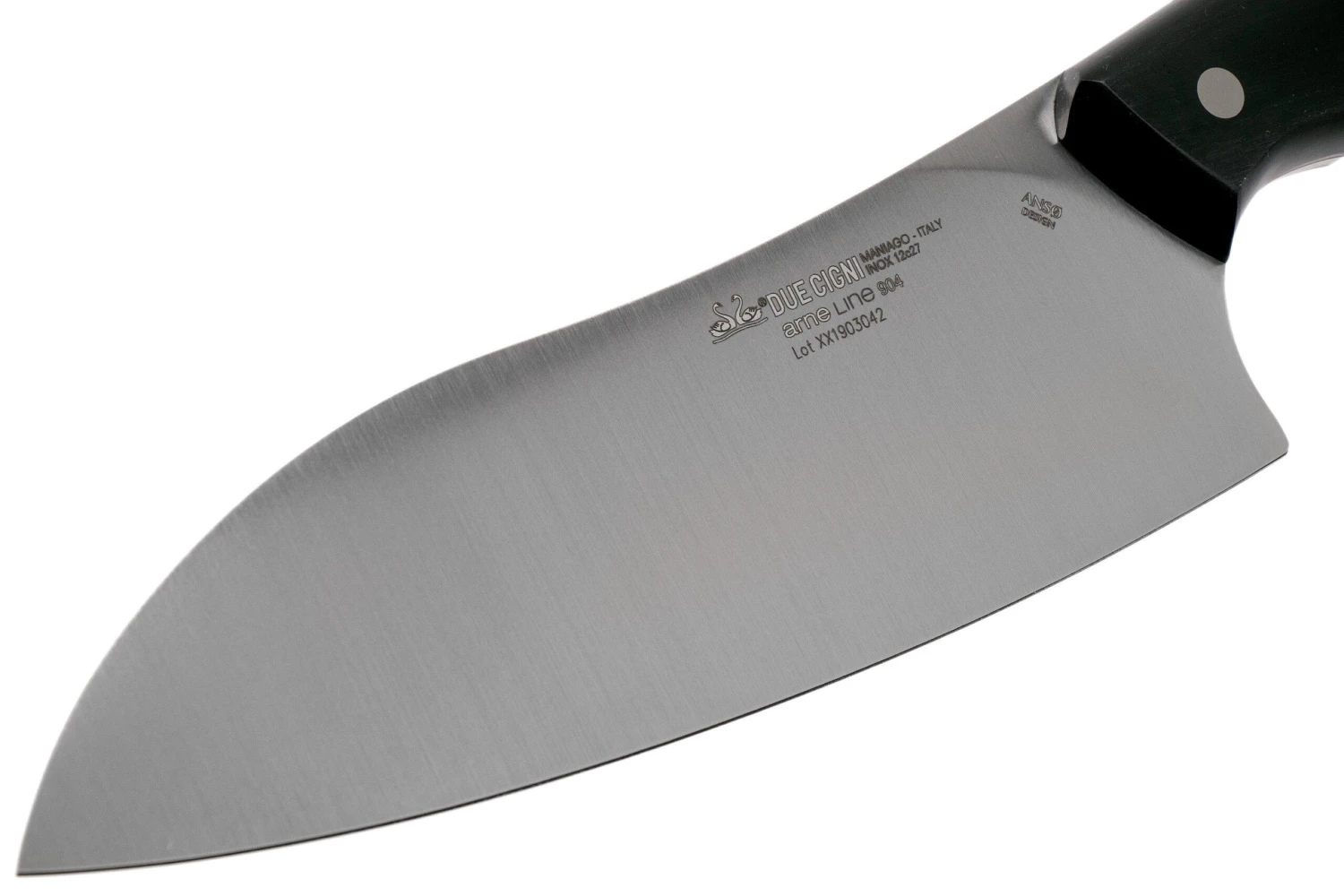 Due Cigni Arne Line Santoku 19 Cm, Negro - Imagen 3