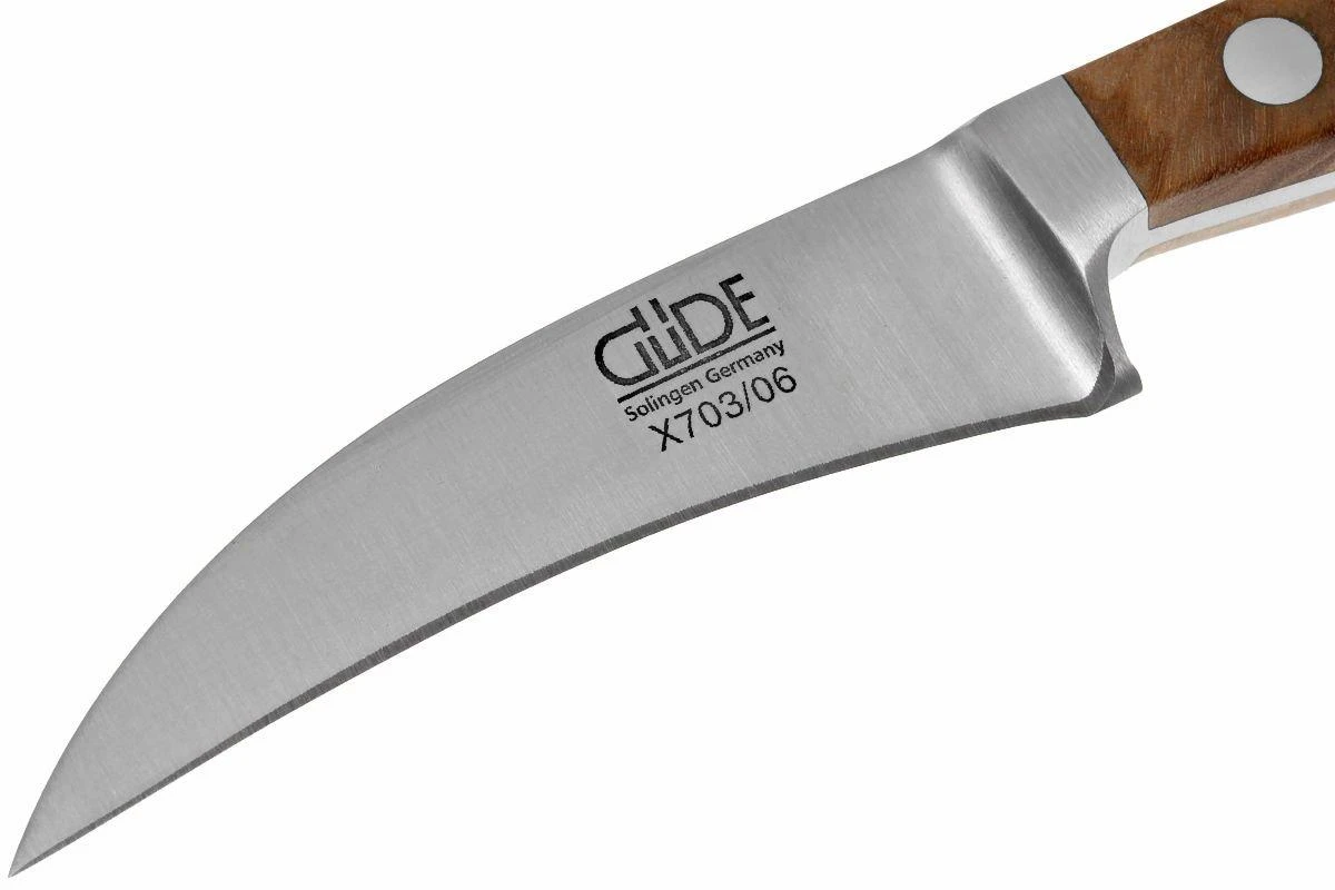 Güde Alpha Olive Bird's Beak Cuchillo Curvo, X703/06 - Imagen 2