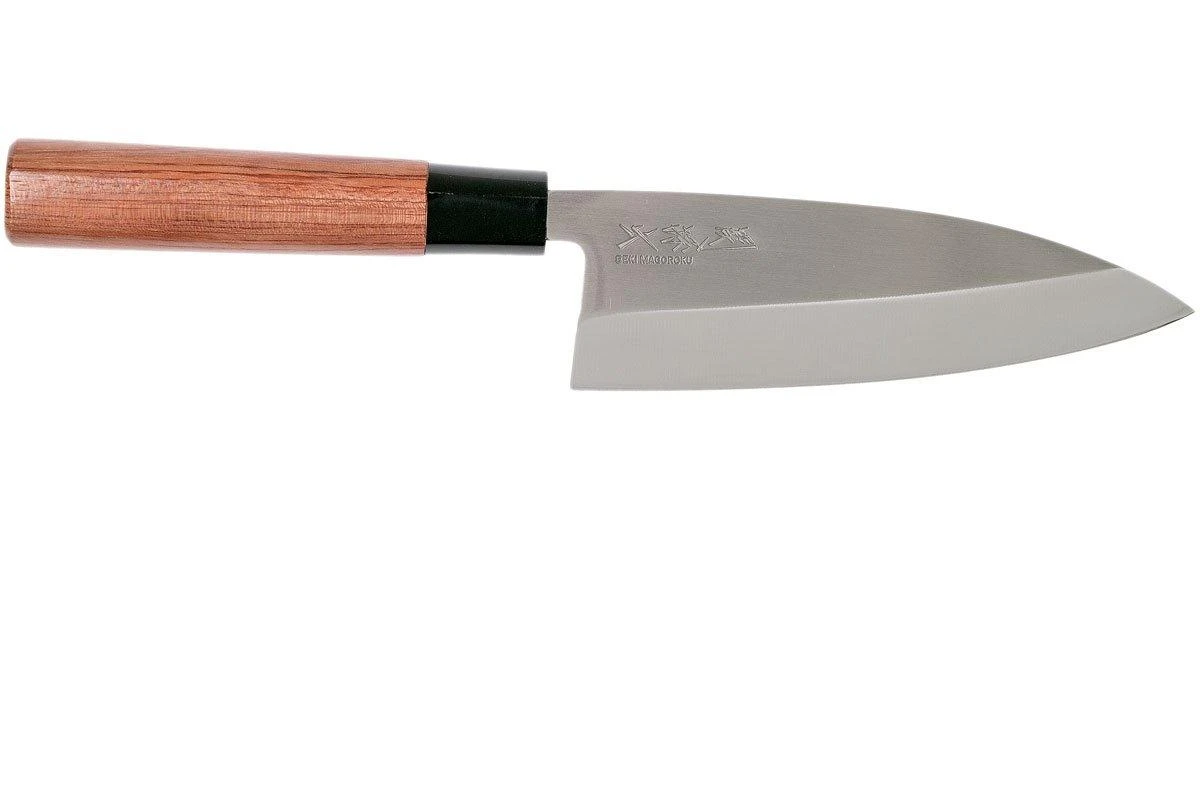 Kai Seki Magoroku Redwood Cuchillo Deba 15,5 Cm, MGR-0155D - Imagen 2