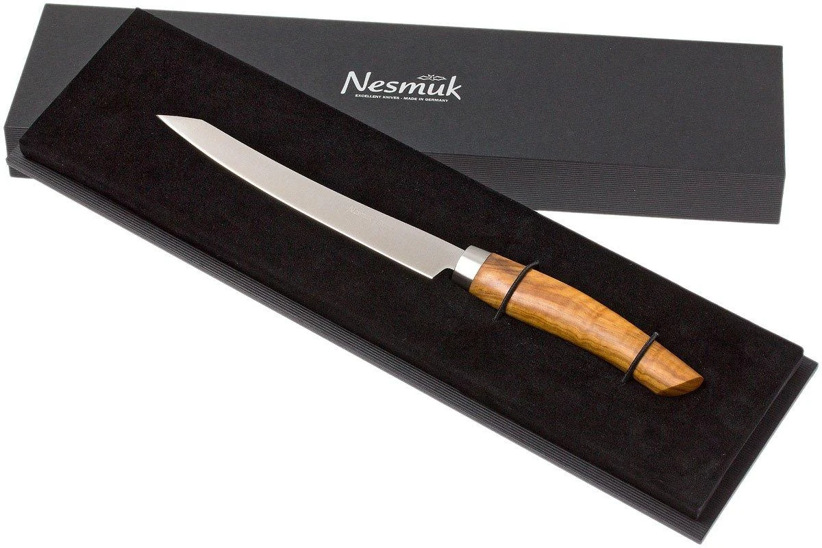 Nesmuk SOUL Slicer 16 Cm, Madera De Olivo, S3O1602012 - Imagen 7