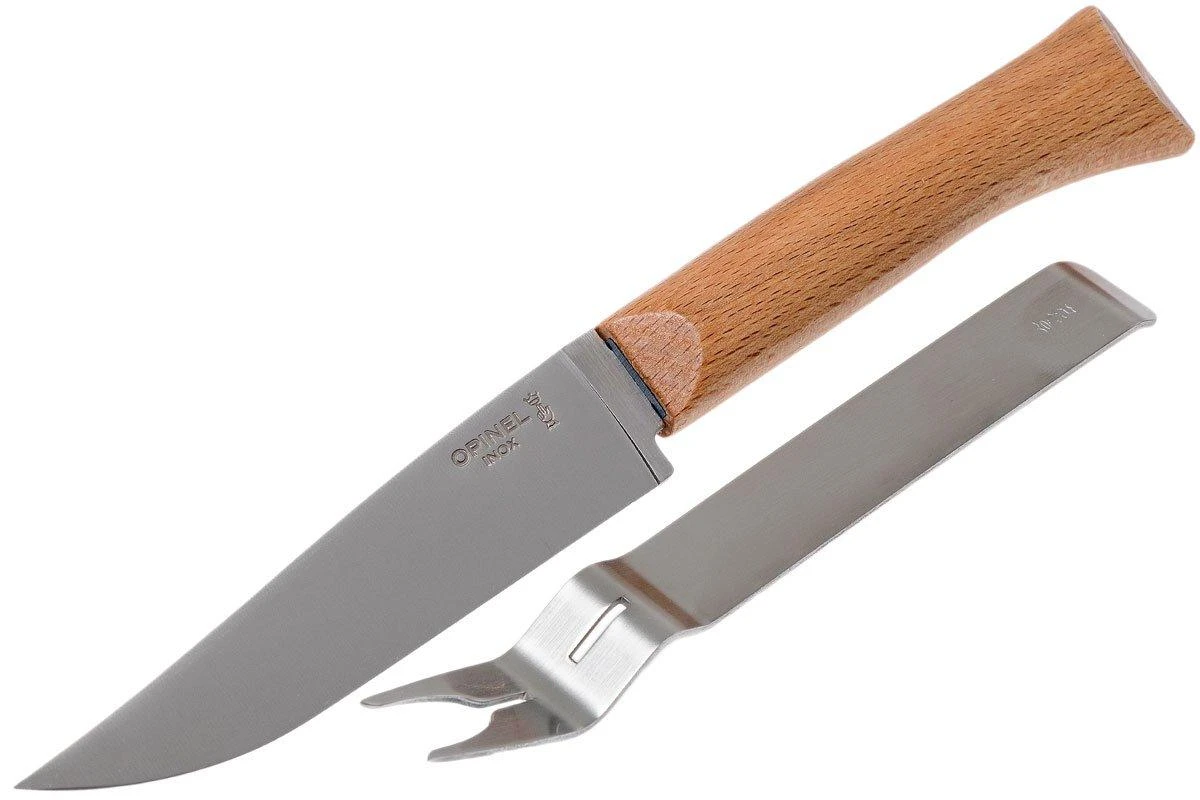 Opinel Cheese Set, Cuchillo De Queso Y Tenedor Acero Inoxidable, 1834 - Imagen 2
