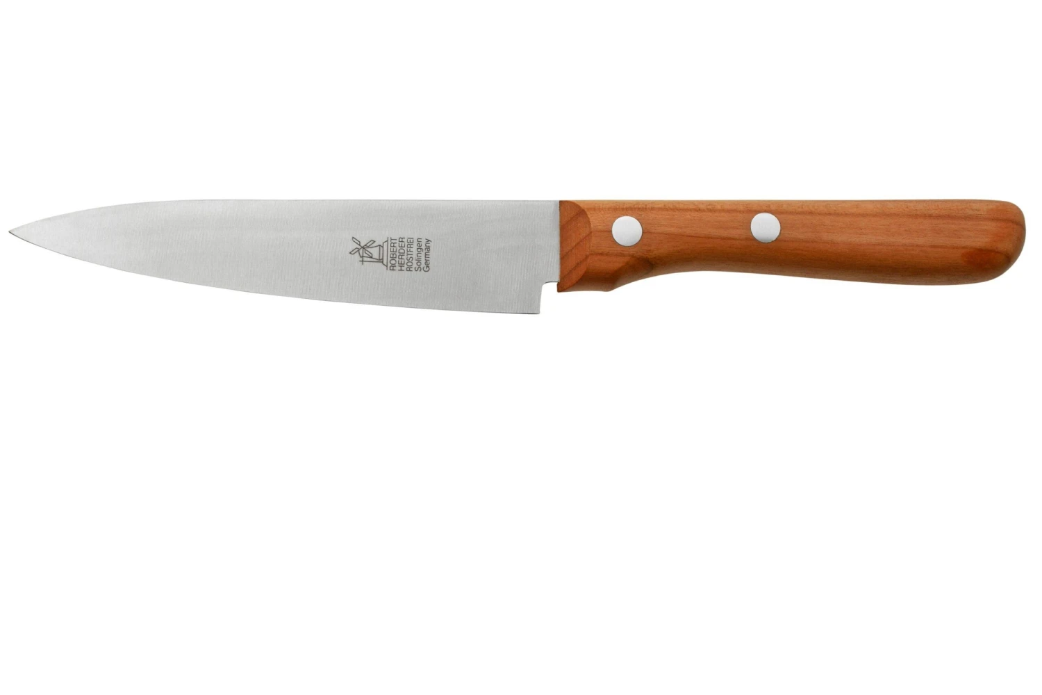 Robert Herder Petty 1942500020002 Cuchillo De Acero Inoxidable Para Pelar Madera De Cerezo, 13 Cm