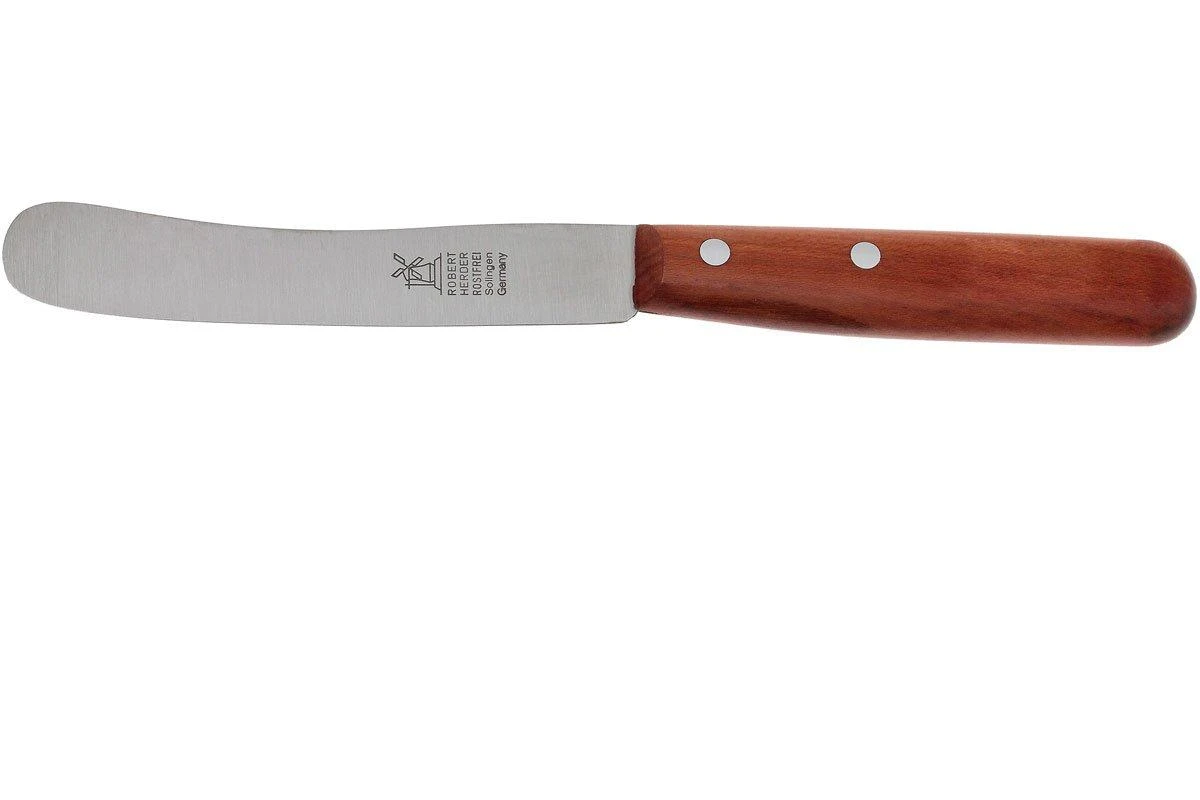 Robert Herder Cuchillo De Desayuno Buckels Acero Inoxidable, Madera De Ciruelo