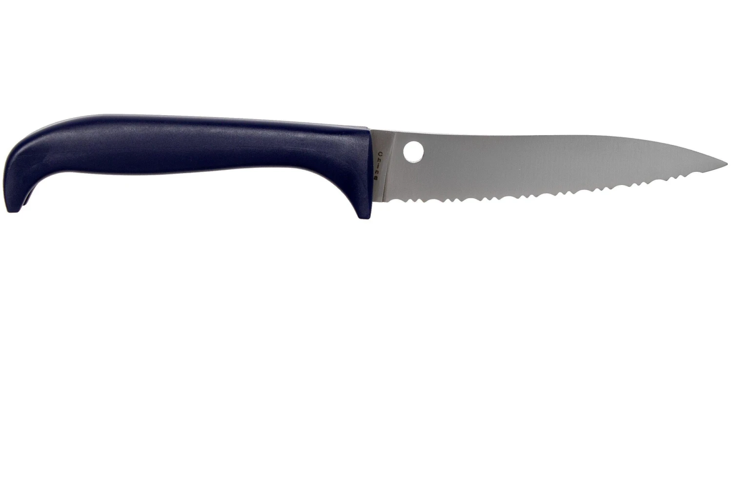 Spyderco Counter Puppy Cuchillo De Tomate Dentado Morado, K20SPR - Imagen 2