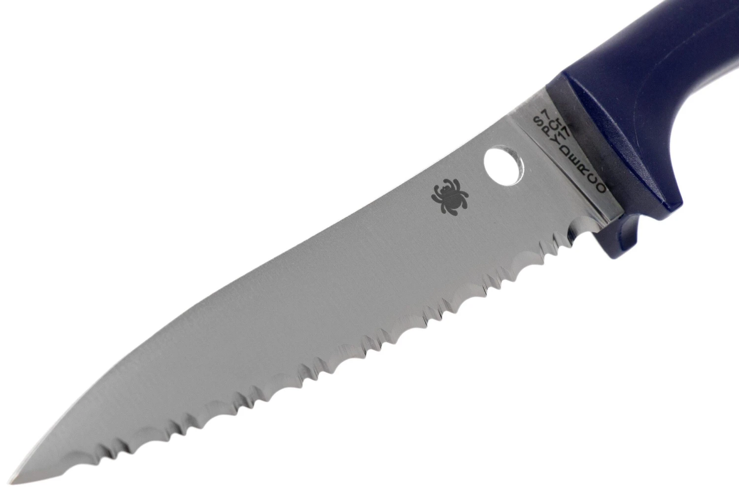 Spyderco Counter Puppy Cuchillo De Tomate Dentado Morado, K20SPR - Imagen 3