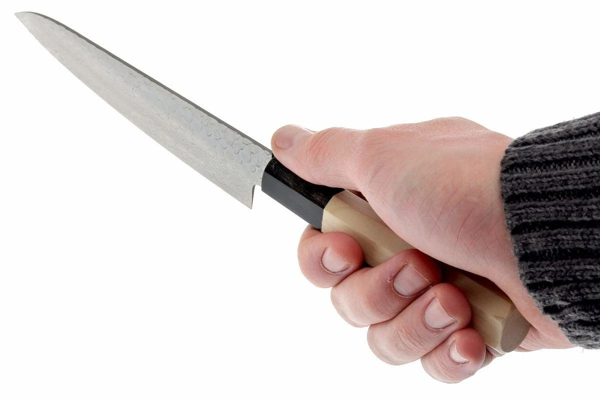 Sakai Takayuki 45-Layer Damascus Cuchillo Puntilla, 15 Cm, 7251 - Imagen 4