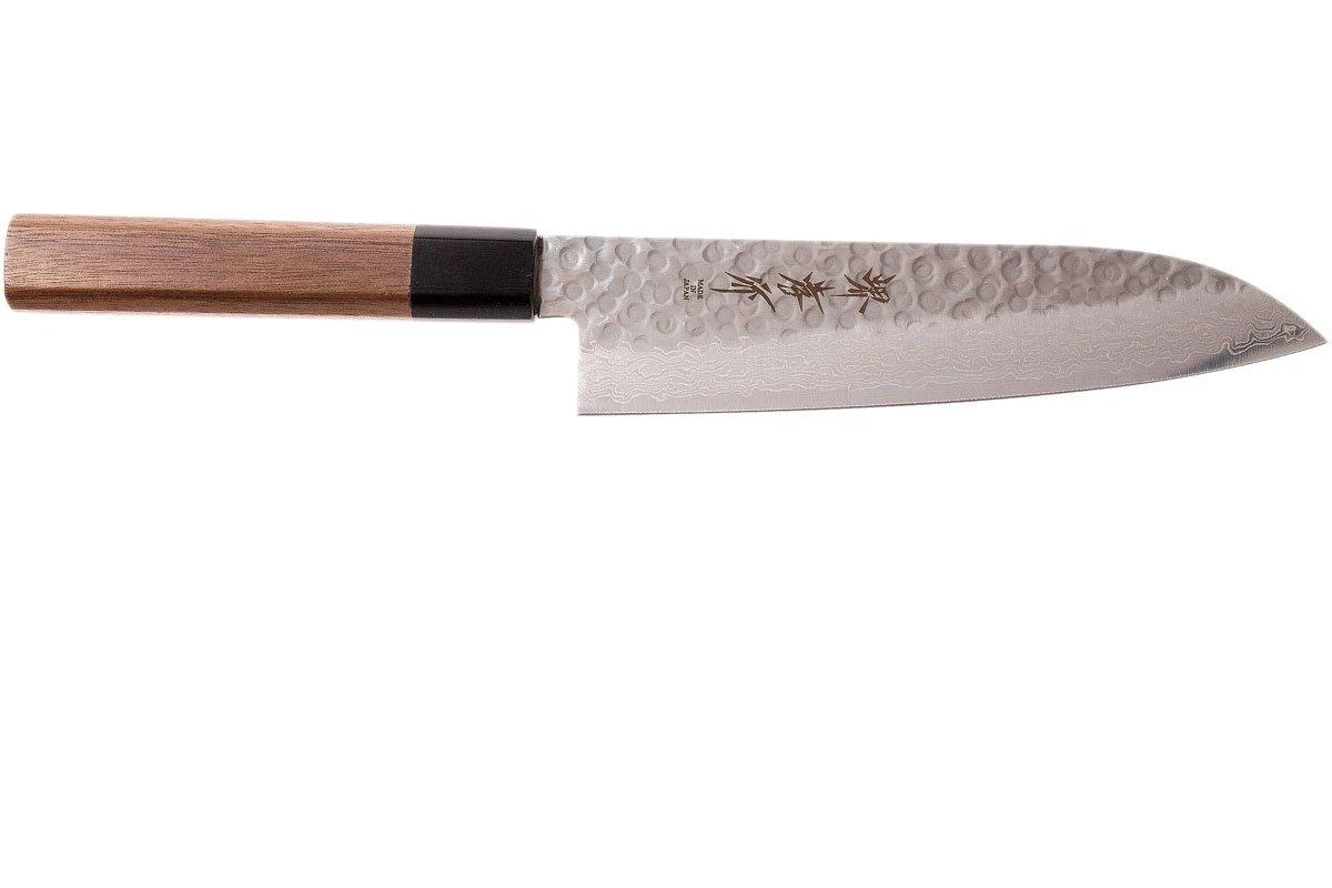 Sakai Takayuki 45-Layer Damascus WA Cuchillo Santoku, 18 Cm, 07252-D - Imagen 2