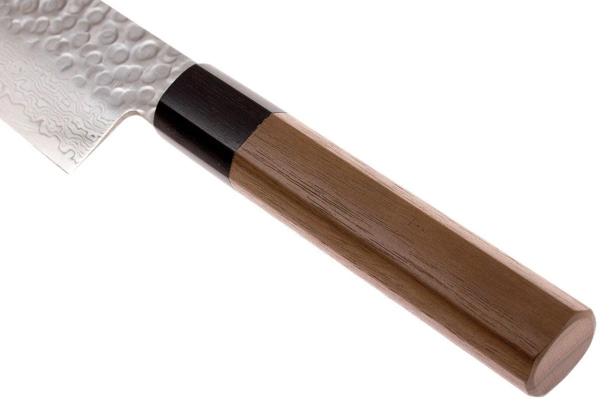 Sakai Takayuki 45-Layer Damascus WA Cuchillo Santoku, 18 Cm, 07252-D - Imagen 4