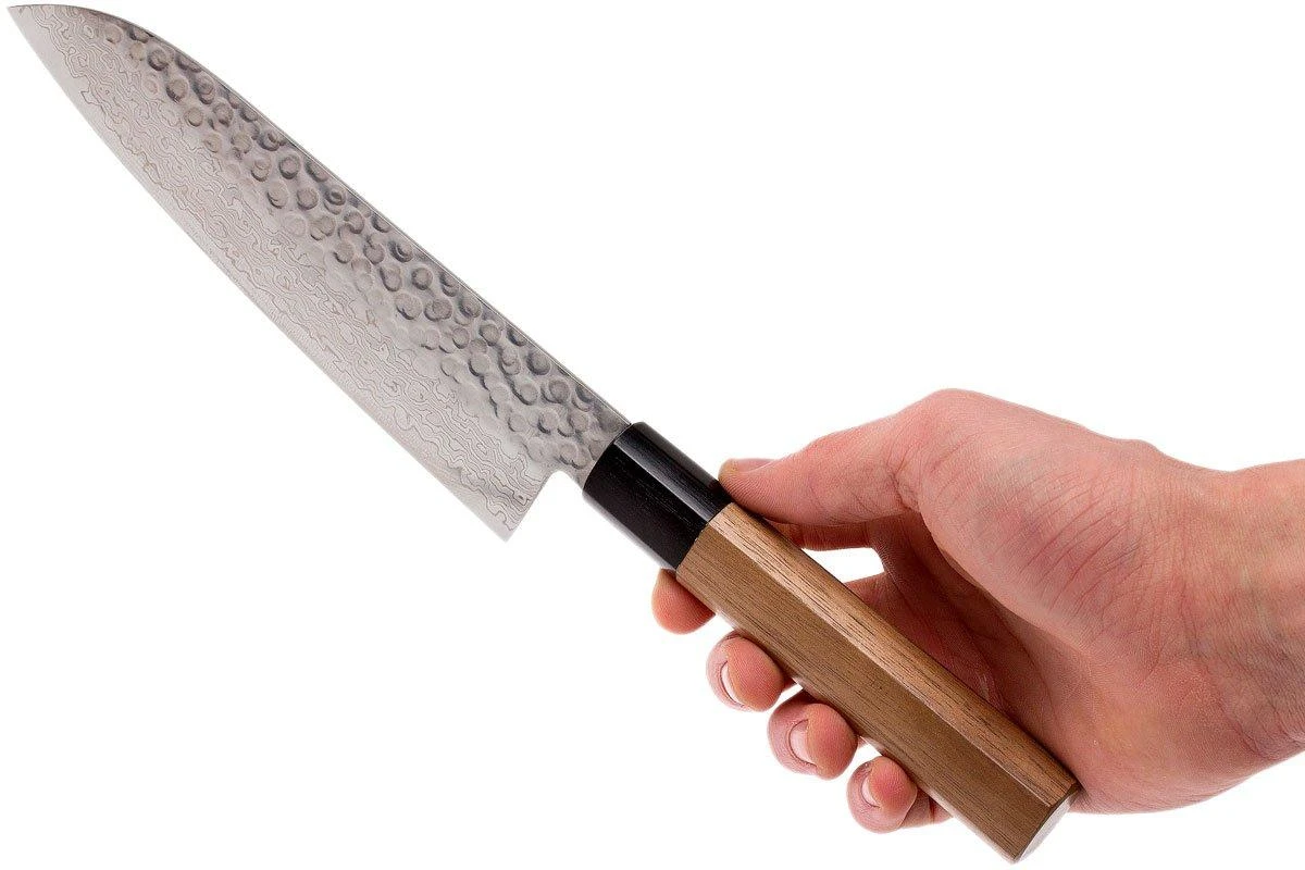 Sakai Takayuki 45-Layer Damascus WA Cuchillo Santoku, 18 Cm, 07252-D - Imagen 6