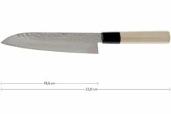 Sakai Takayuki 45-Layer Damascus Cuchillo Santoku, 18 Cm, 7252