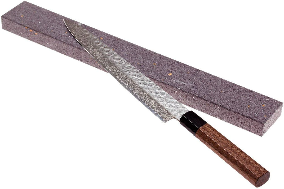 Sakai Takayuki 45-Layer Damascus WA Cuchillo Para Trinchar, 24 Cm, 07257-D - Imagen 8