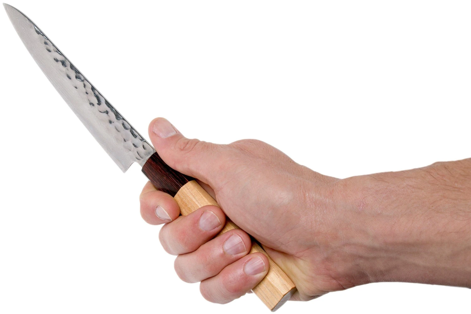 Sakai Takayuki Cuchillo Multiusos 33-Layer Damascus Hammered WA 15 Cm - Imagen 6