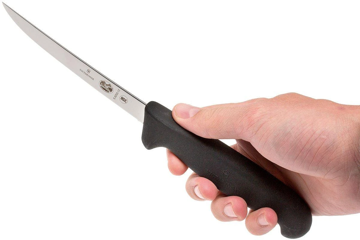 Victorinox Fibrox Cuchillo Para Fileteartear Flexible, Extra Delgado, 12 Cm, 5.6203.12 - Imagen 6
