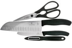 Victorinox SwissClassic 6.7133.4G 4-piezas Juego De Cuchillos De Cocina, Negro