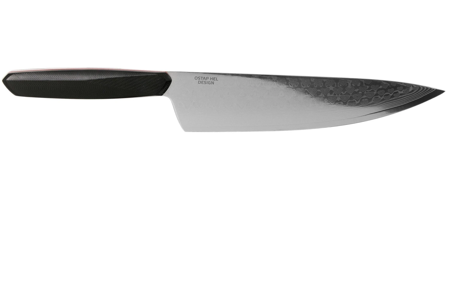 Xin Cutlery XinCore XC126 Black G10, Red Liners, Damascus, Cuchillo De Chef 21.5 Cm - Imagen 2