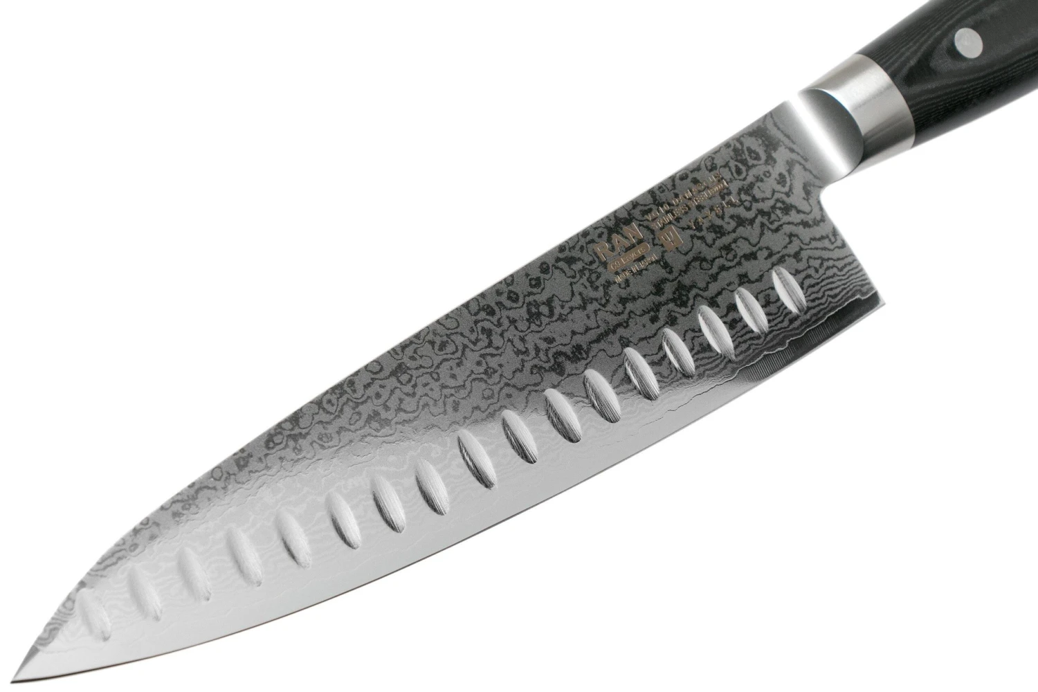 Yaxell Ran 36017 Cuchillo De Chef Con Hoyuelos 20 Cm - Imagen 3