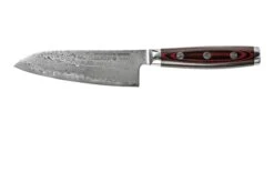 Yaxell Super Gou 37112 Santoku Acero De Damasco De 161 Capas, 12,5 Cm