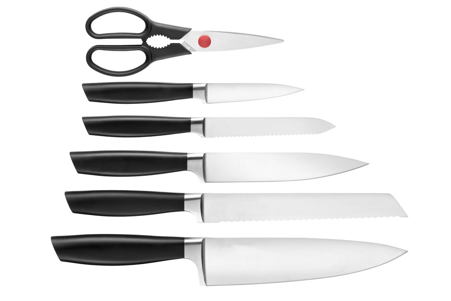 Zwilling All Star 1022776, Juego De 7 Cuchillos Con Bloque, Blanco/plateado - Imagen 3