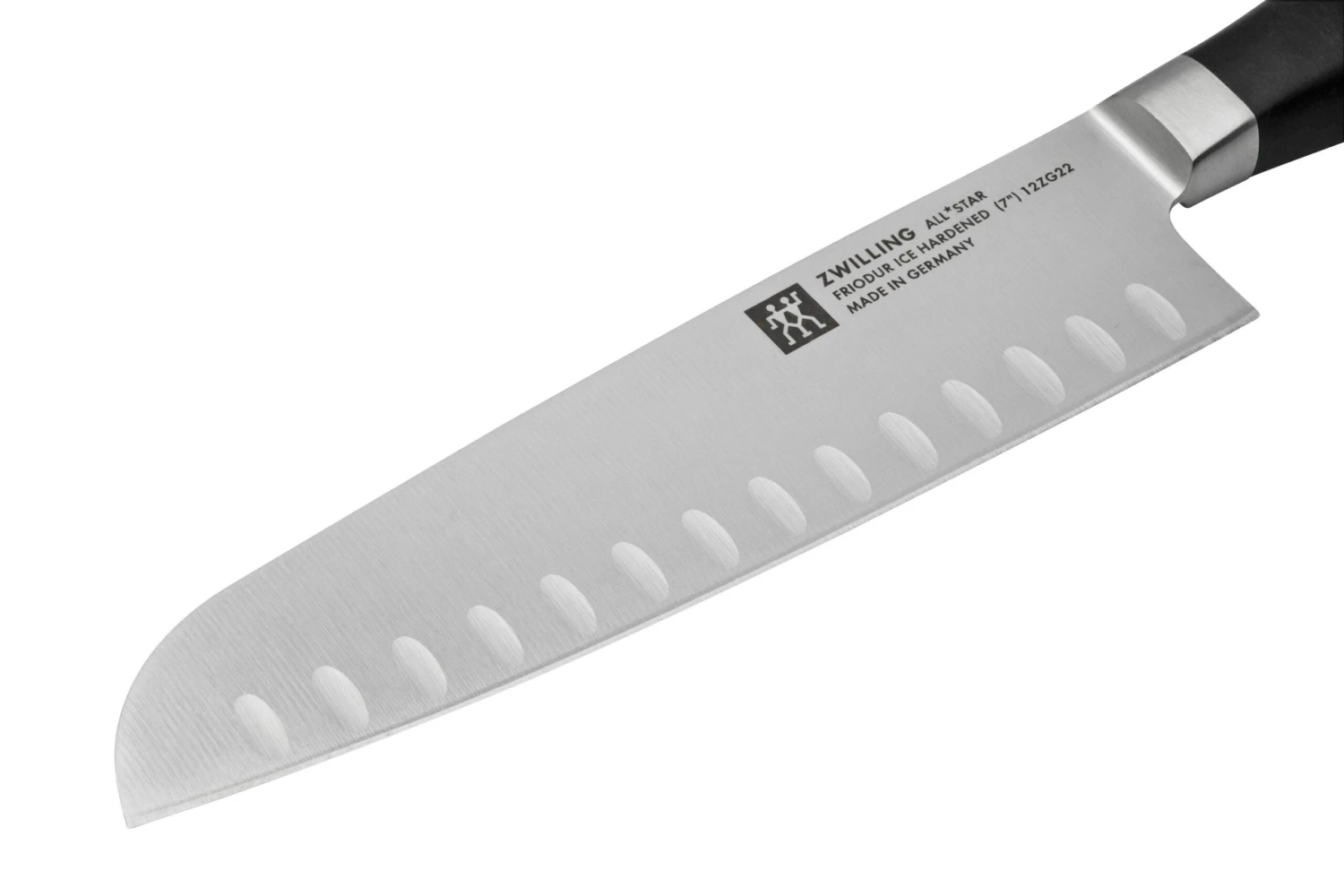Zwilling All Star 1022780, Juego De 2 Cuchillos, Santoku Y Puntilla, Plata - Imagen 3