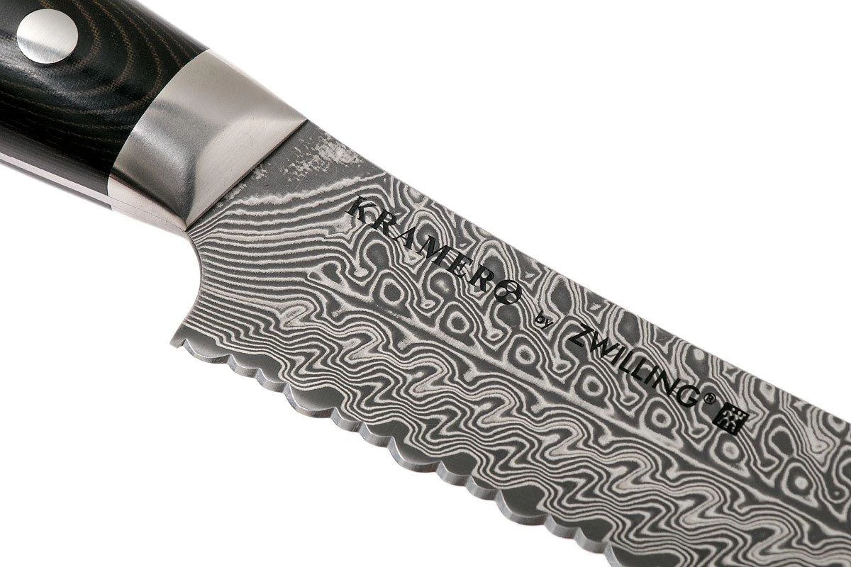 Bob Kramer By Zwilling Euro Acero Inoxidable Cuchillo De Pan 26 Cm, 34896-261-0 - Imagen 4