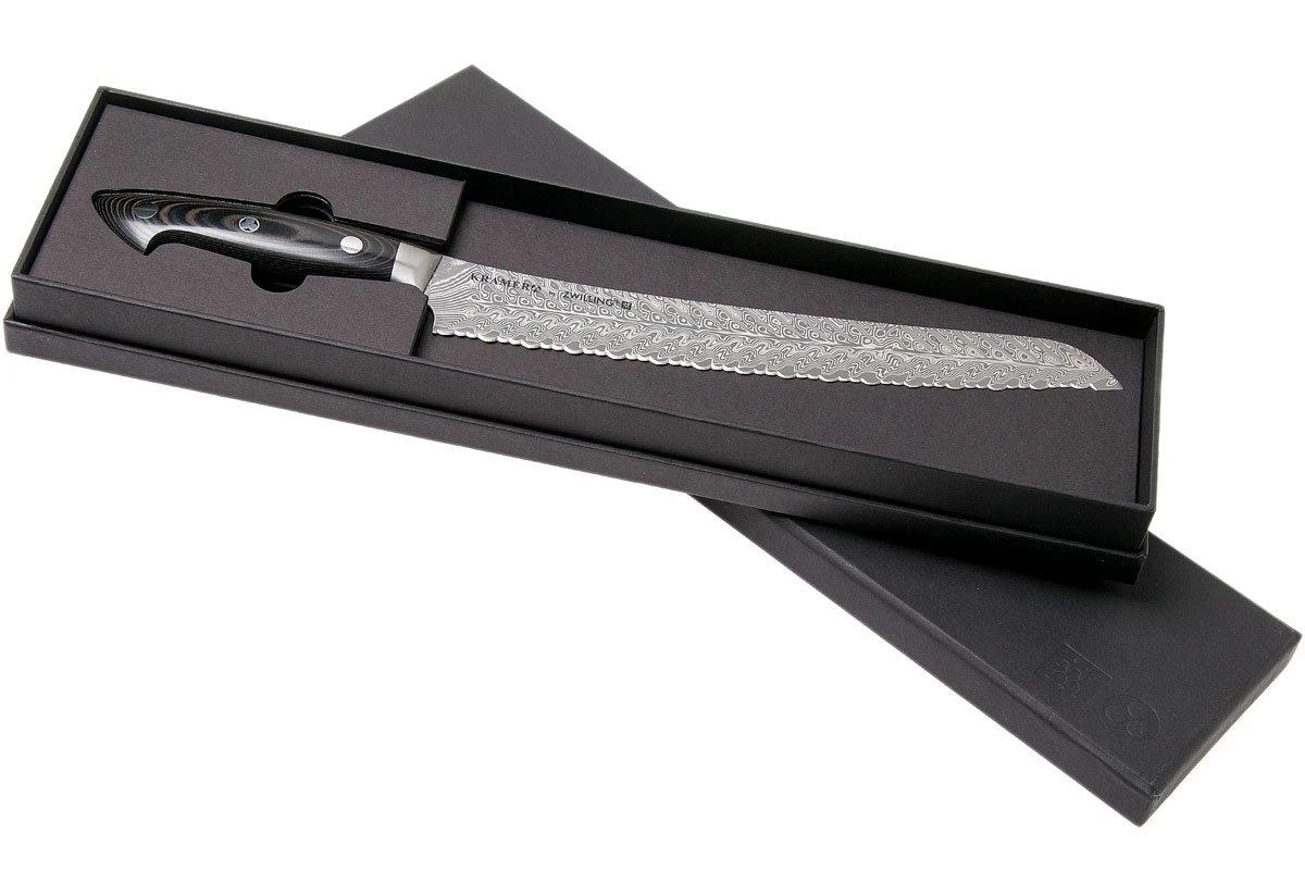 Bob Kramer By Zwilling Euro Acero Inoxidable Cuchillo De Pan 26 Cm, 34896-261-0 - Imagen 8